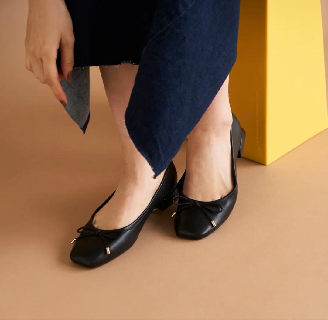 専用❗️☆Clarks(クラークス)☆フラットバレエシューズ黒24cm