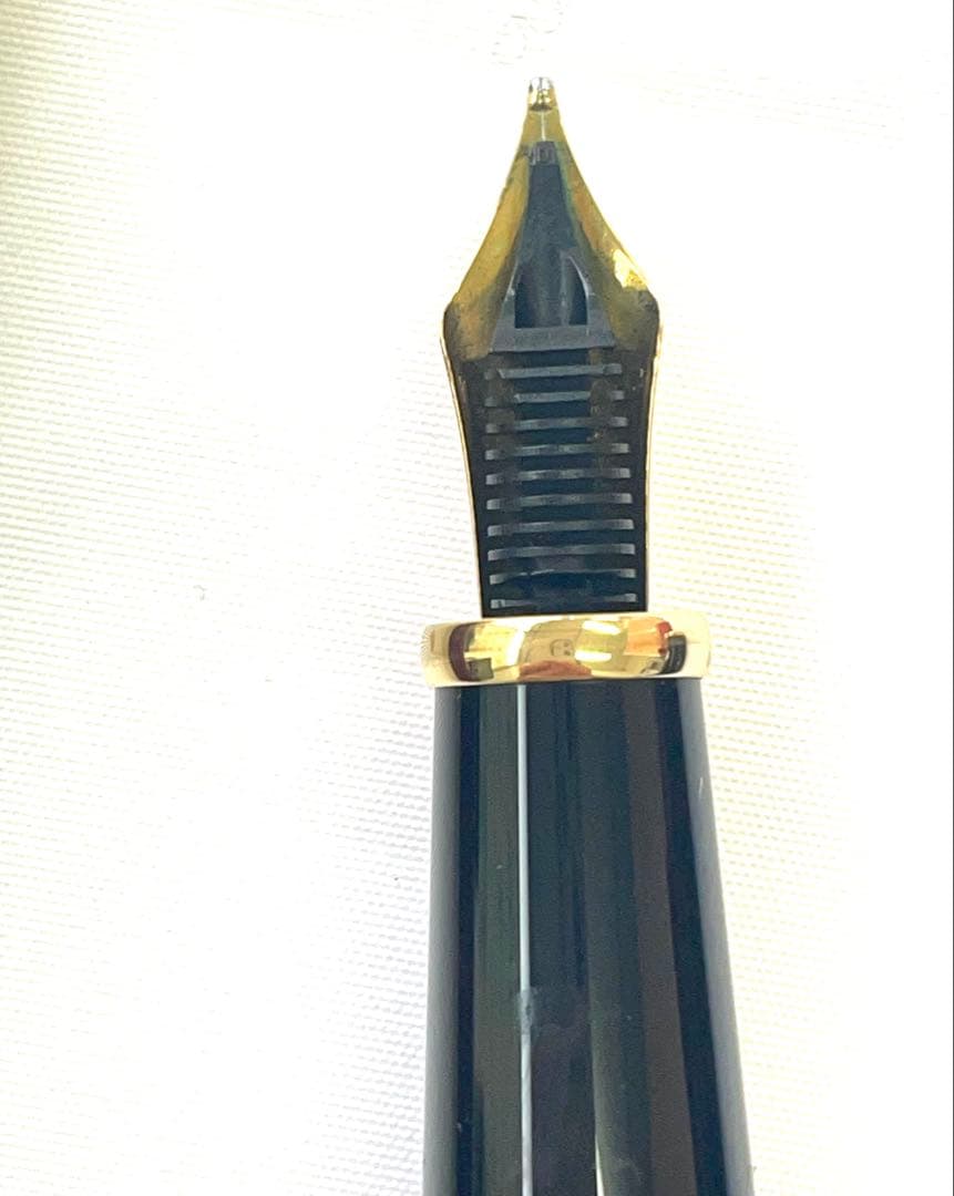 超美品　カルティエ 万年筆 ブラック ペン先 18K Au750