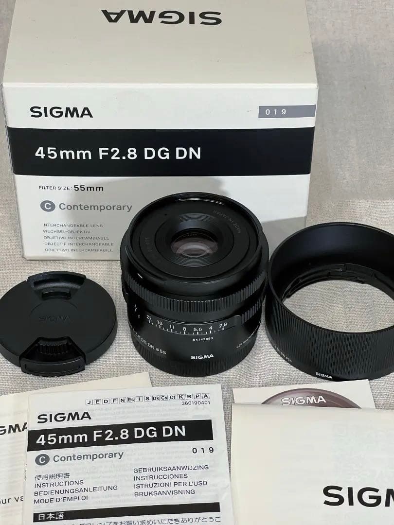 SIGMA 45mm F2.8 DG DN Eマウント 美品