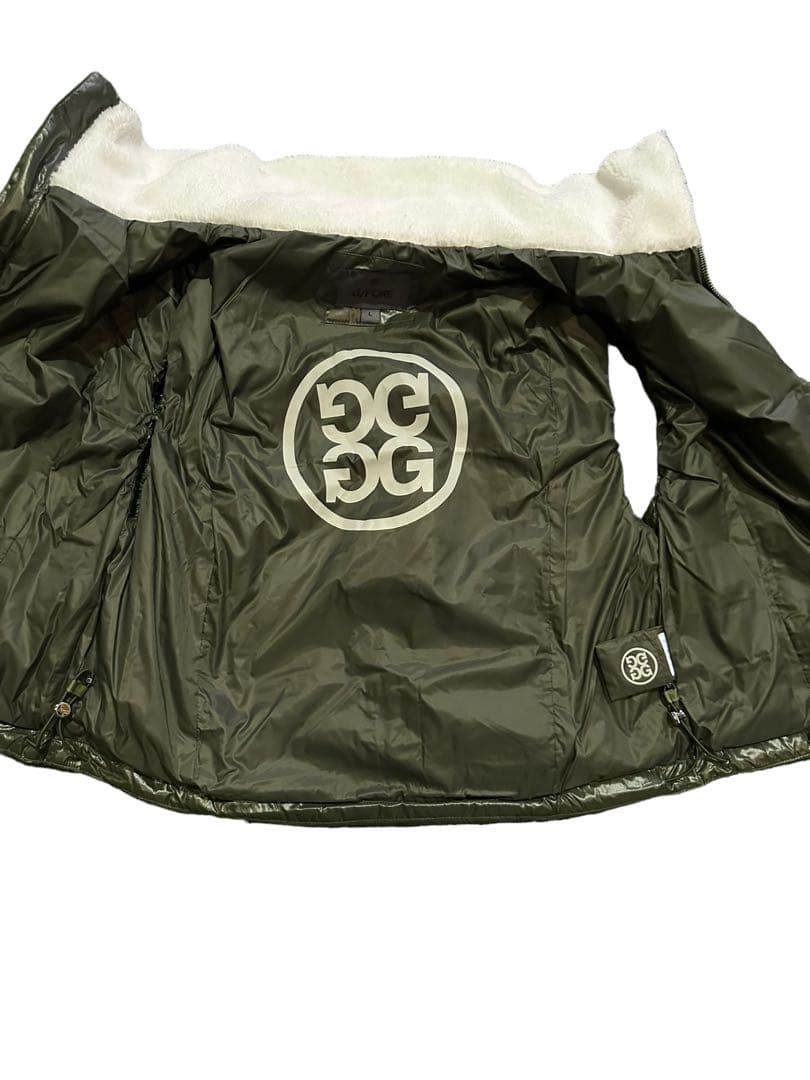 G/FORE韓国ジーフォアレディースショートダウンベストsizeMカーキー