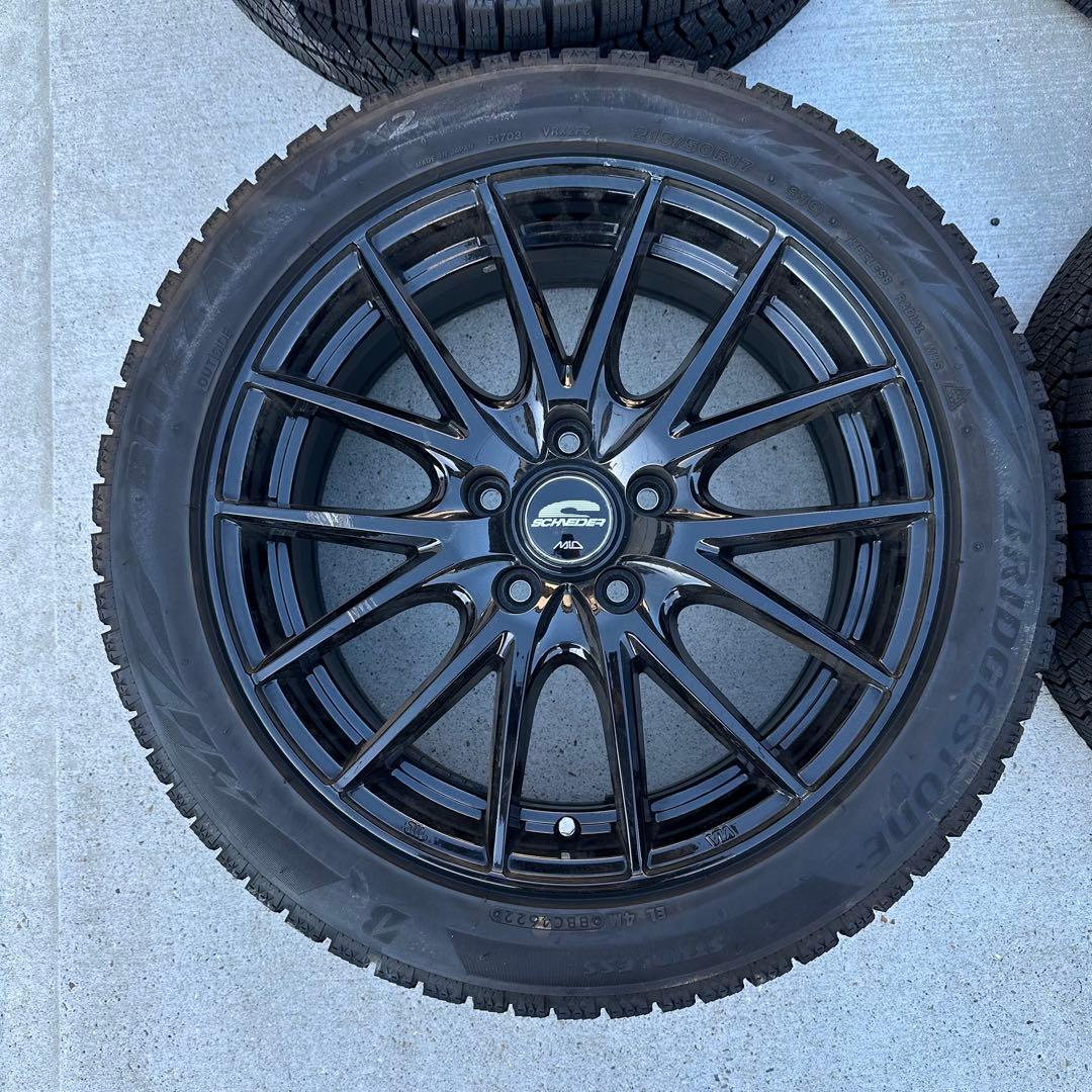 【2シーズン】 ブリヂストン スタッドレス VRX-2 17インチ ホイール付き