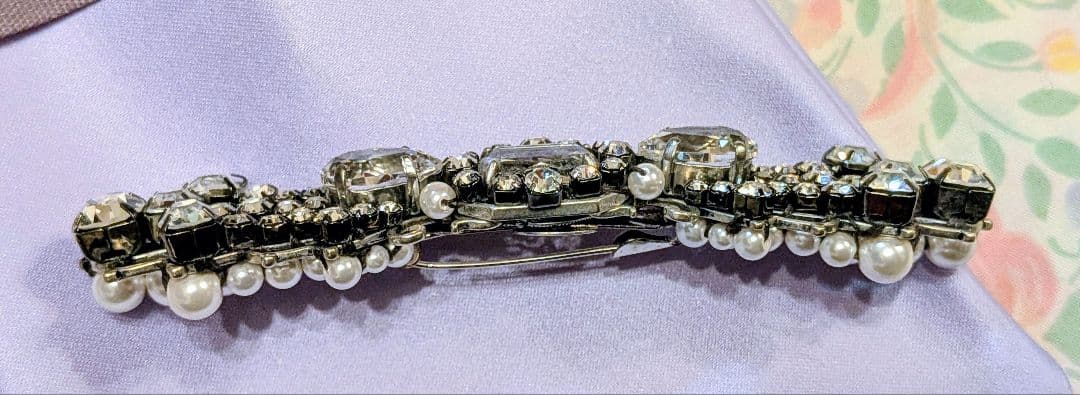 イエナ　RADA　ビジューロングブローチ パール 美品