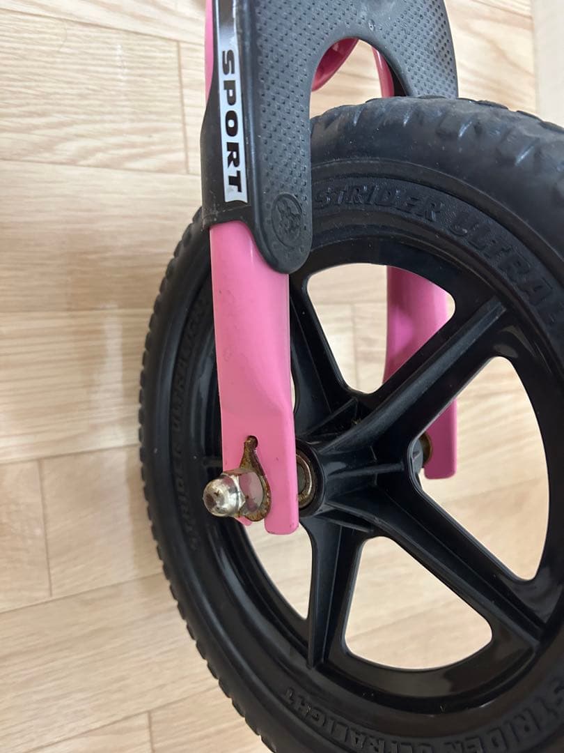 【美品】STRIDER 12 SPORT バランスバイク ピンク