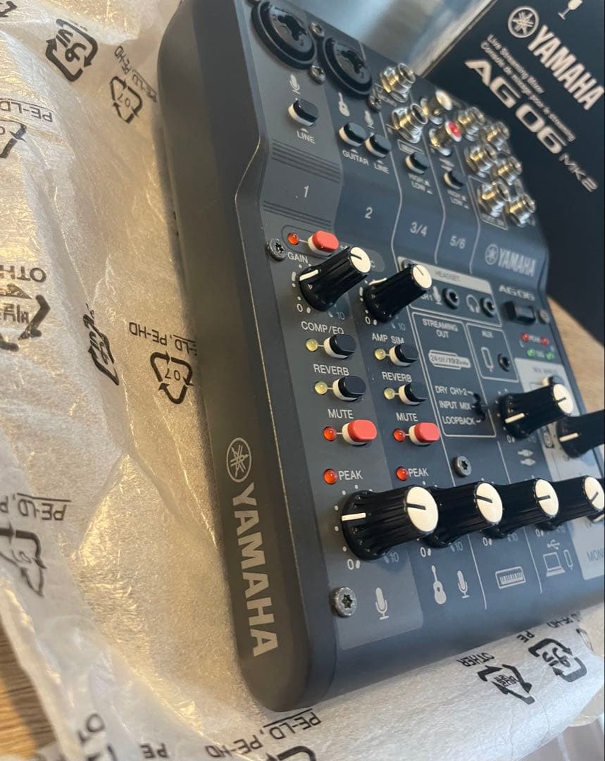 YAMAHA AG06 オーディオインターフェイス