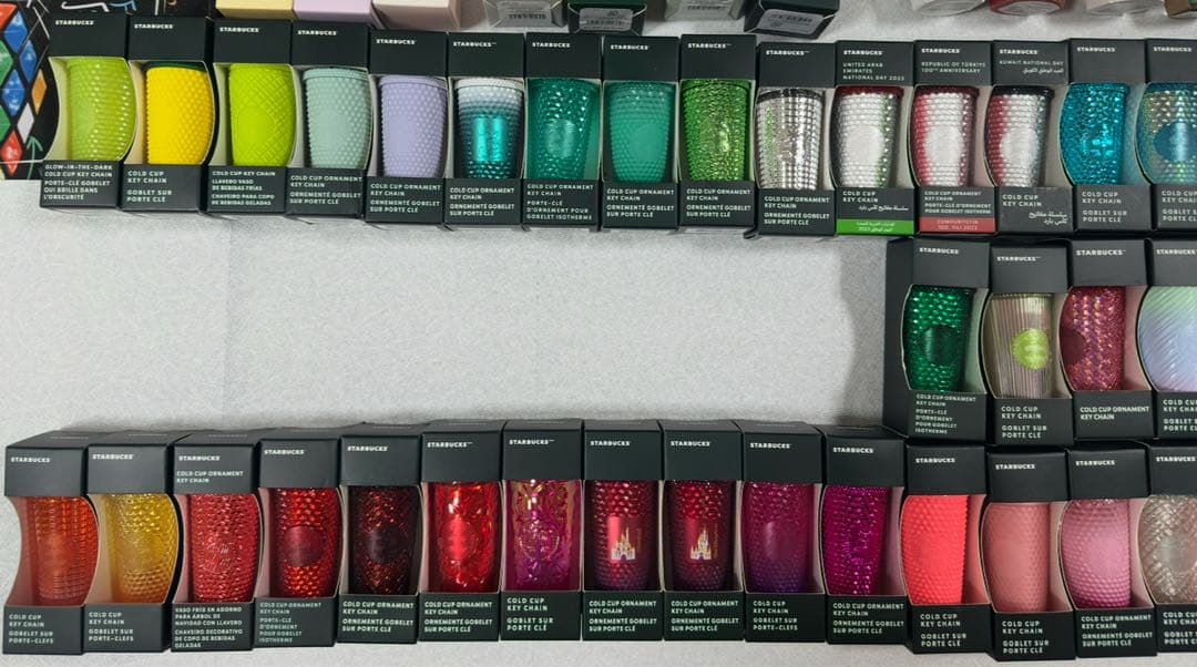 フルセット　[７７個] スターバックス　コールドカップ　キーホルダー