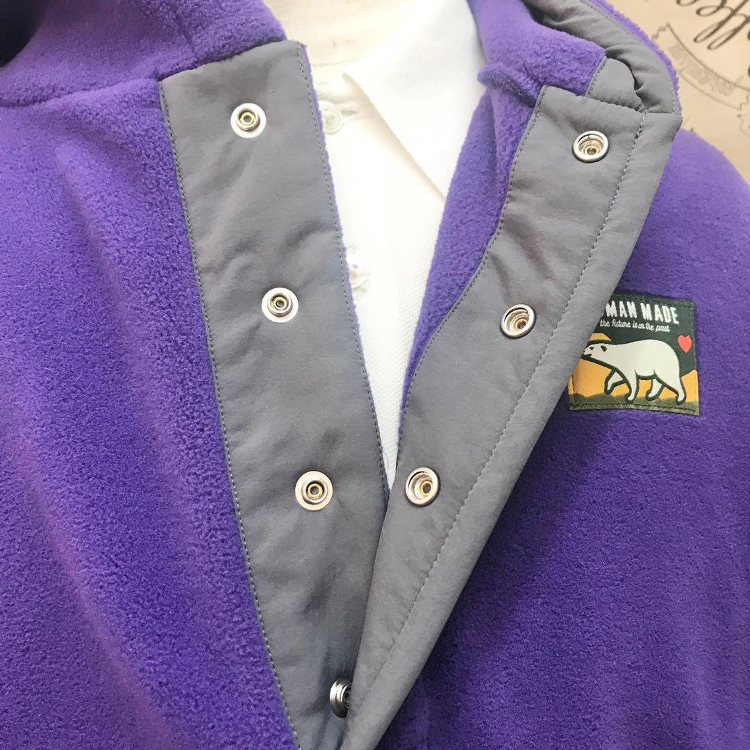 ヒューマンメイド フリース スウェット XL シロクマ フーディー S3176