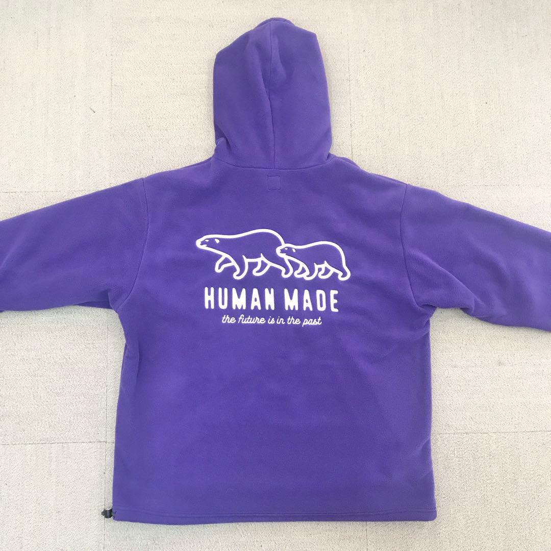 ヒューマンメイド フリース スウェット XL シロクマ フーディー S3176