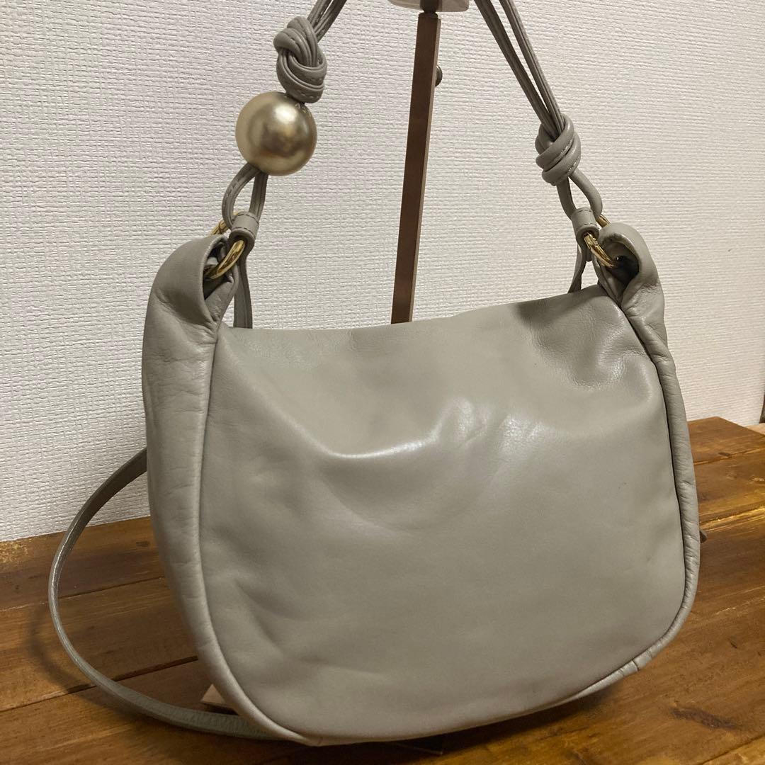 【美品】russet ×BEARDSLEY 本革　2WAY ショルダーバッグ