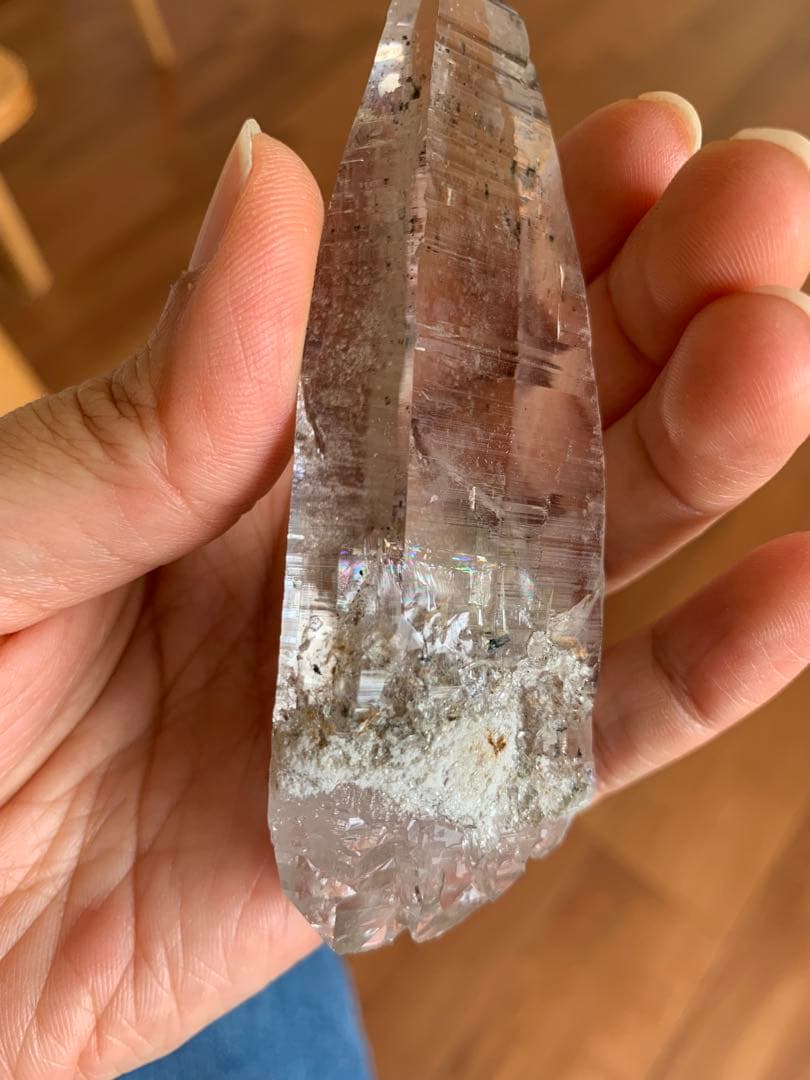 値下げ！ヒマラヤ水晶　パキスタン　 超クリアー　セルフヒールド　ＤＴ　虹あり