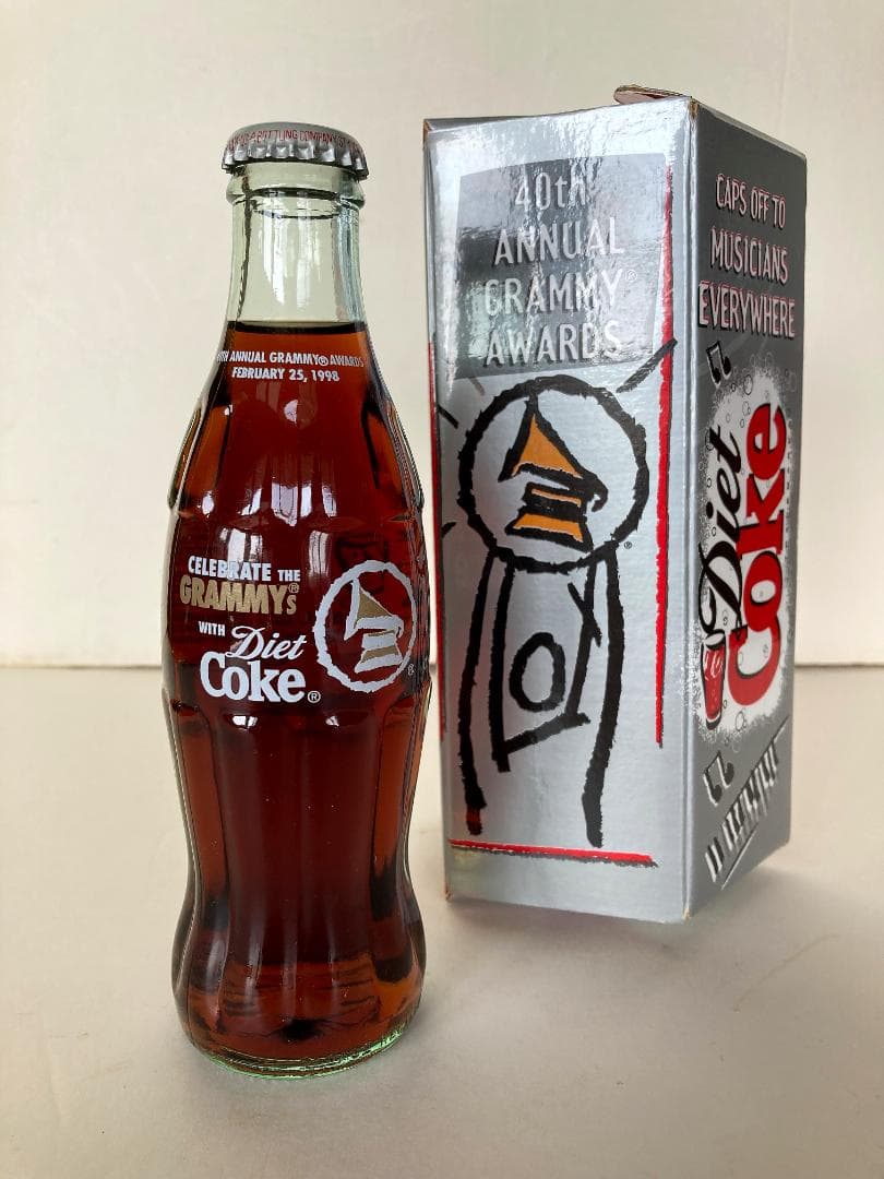 コカコーラ記念ボトル 40TH GRAMMY AWARDS BOTTLE