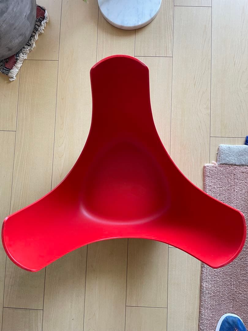 【廃版カラー定価1.87万】Vitraヴィトラ製エレファントスツール 柳宗理　赤