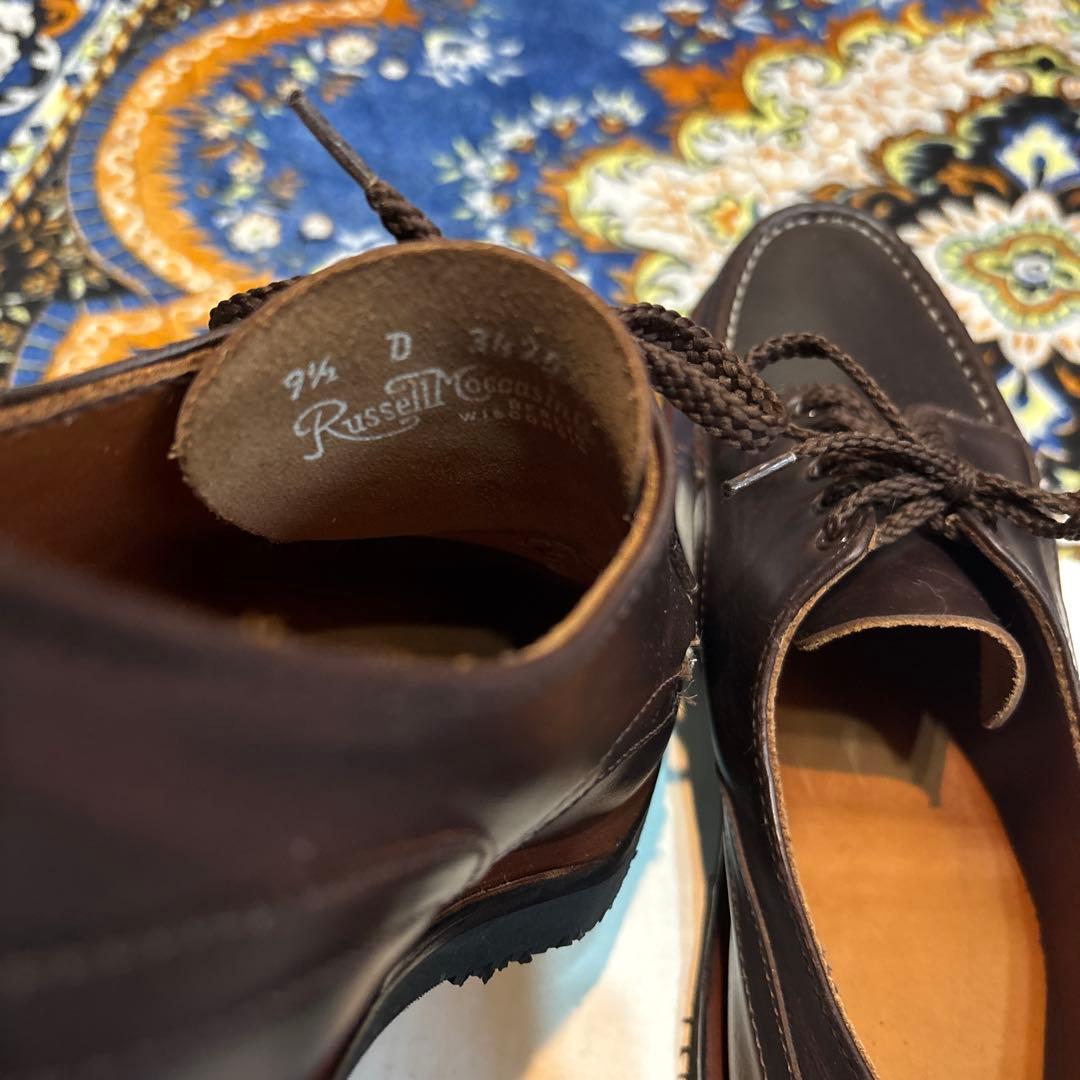 00s デッドストック　ネペンテス別注　ラッセルモカシン　ダブルヴァンプ