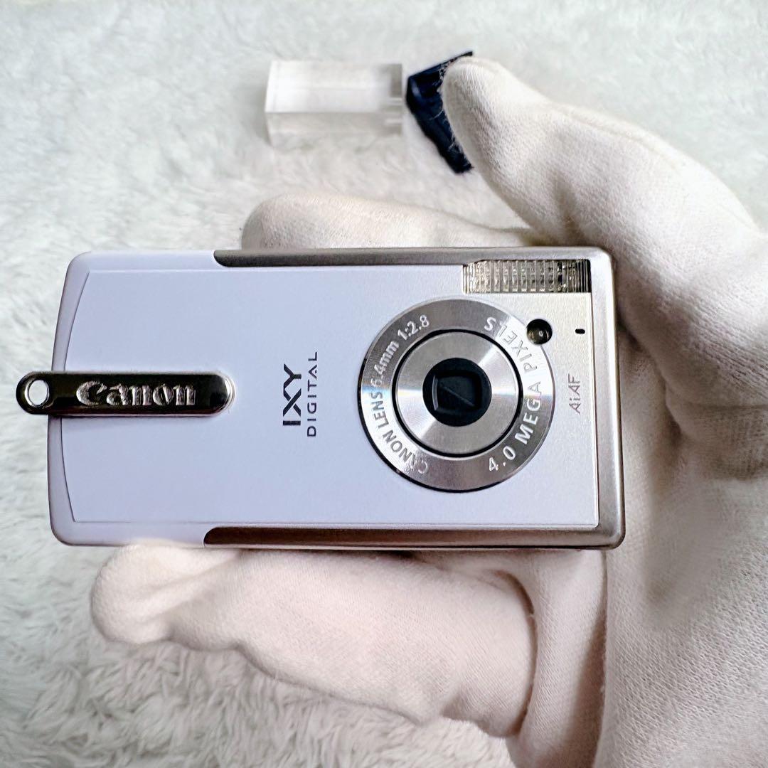 Canon IXY DIGITAL L ホワイト 400万画素 動作品 充電器付