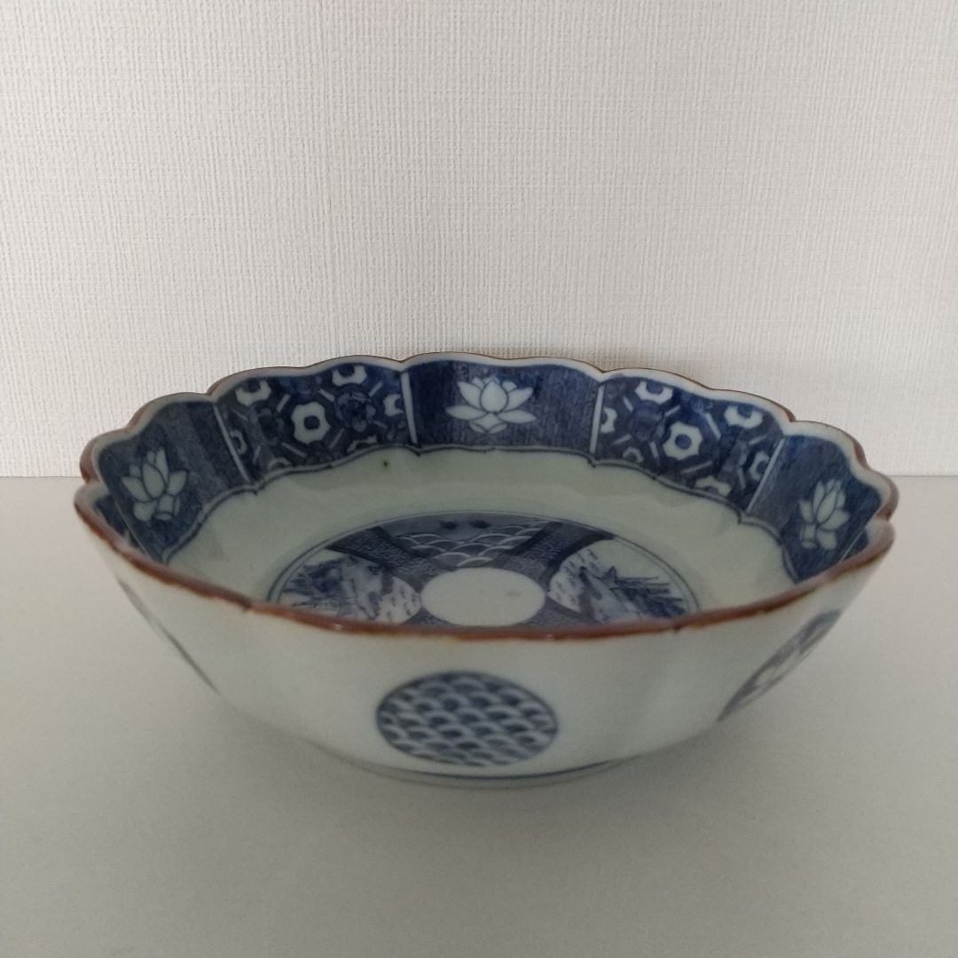 古伊万里 染付け なます皿 ２枚 幕末 骨董