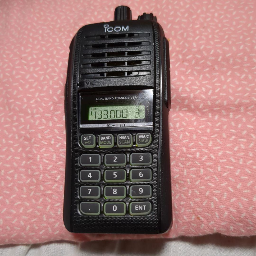 Icom IC-T10 144/430ハンディ機 FMラジオ受信