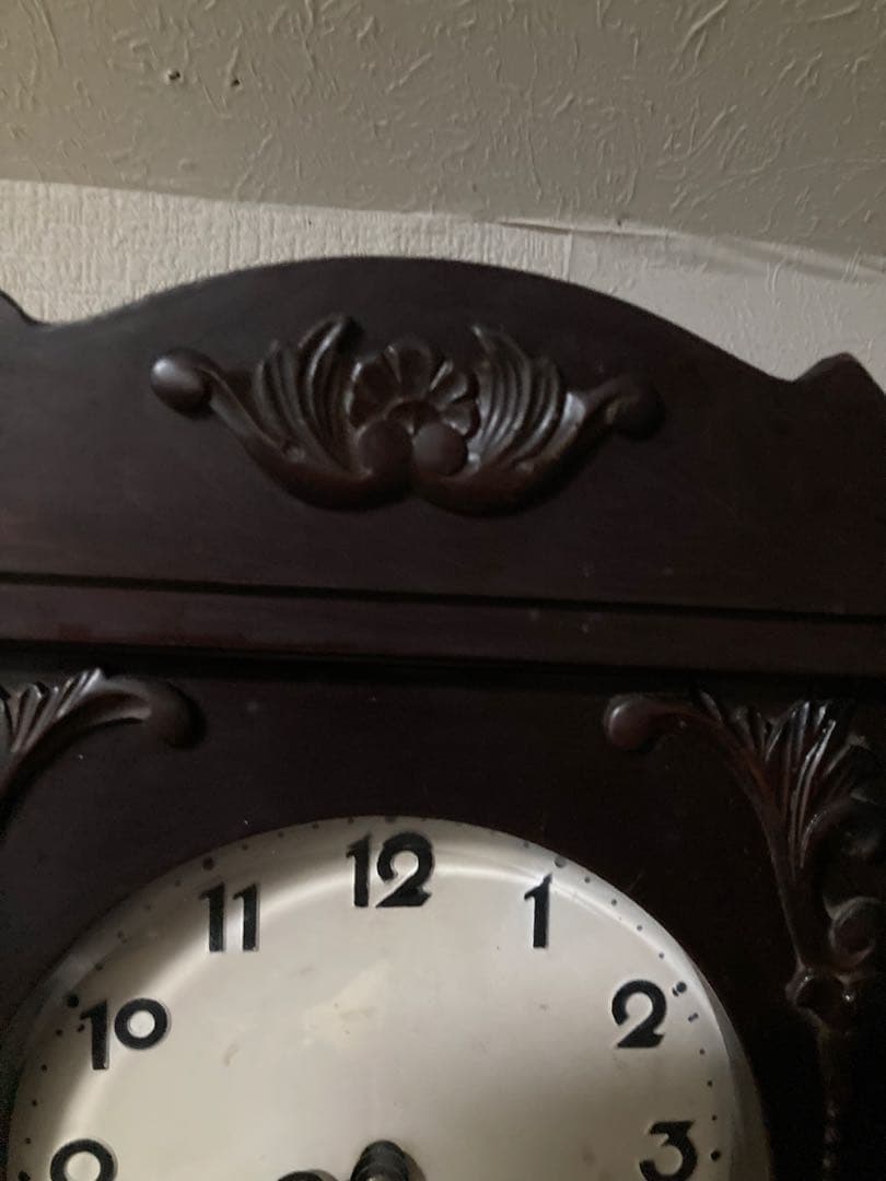 堀田時計 クラウンファン チンチャン打ち 数打ち式柱時計