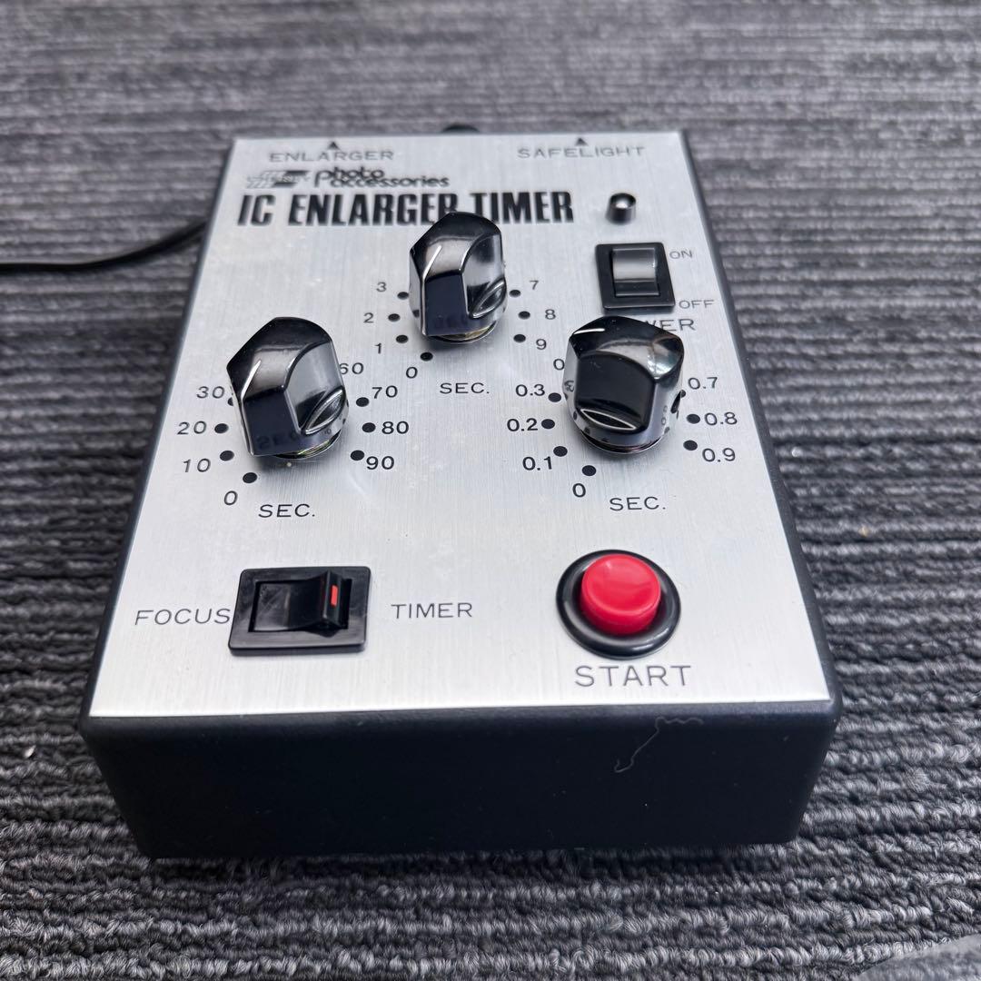 【希少・元箱付】チェリー IC引伸タイマー 3ダイヤル式 暗室用品 レトロ