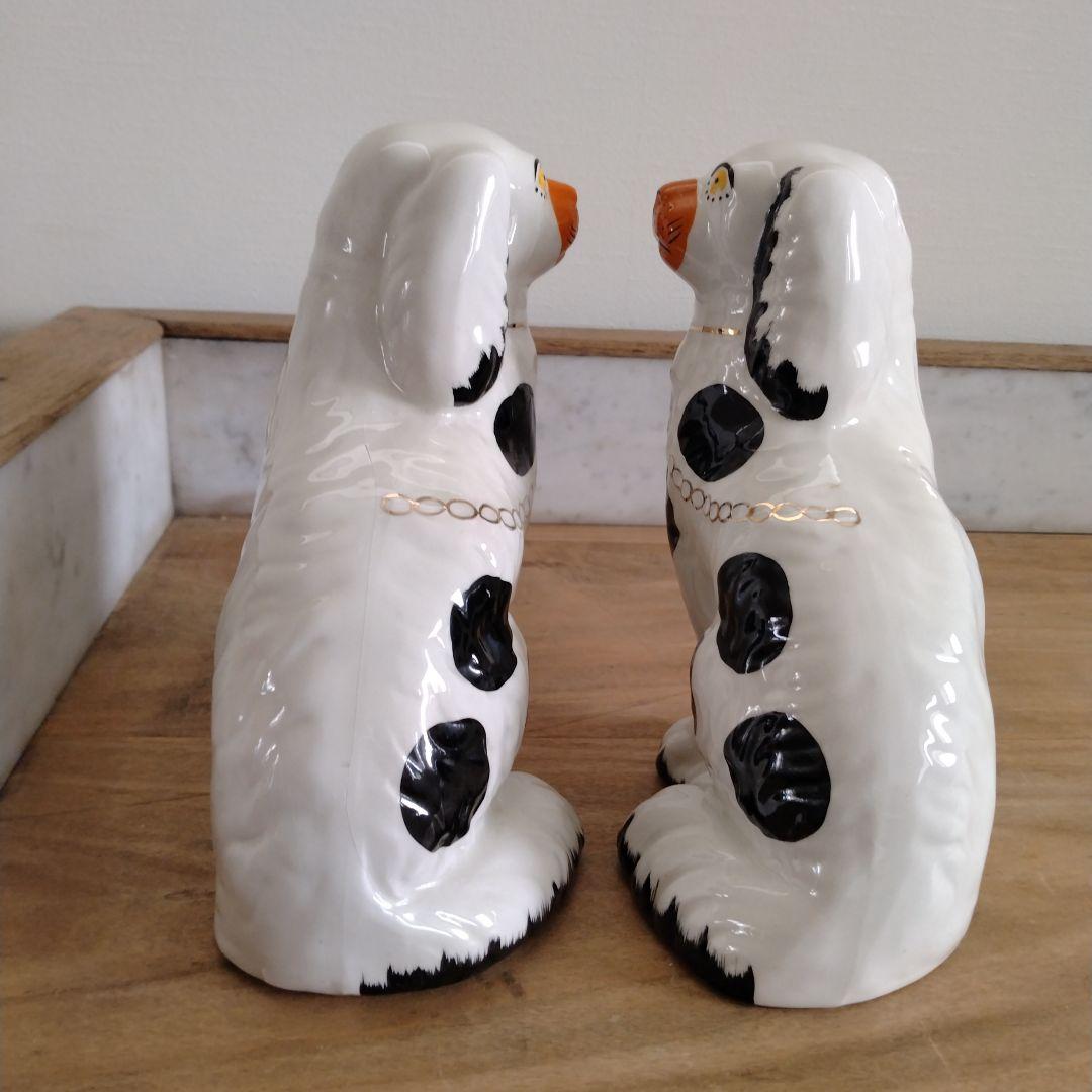 難あり・スタッフォードシャードッグ マントルピース・イギリスビクトリア