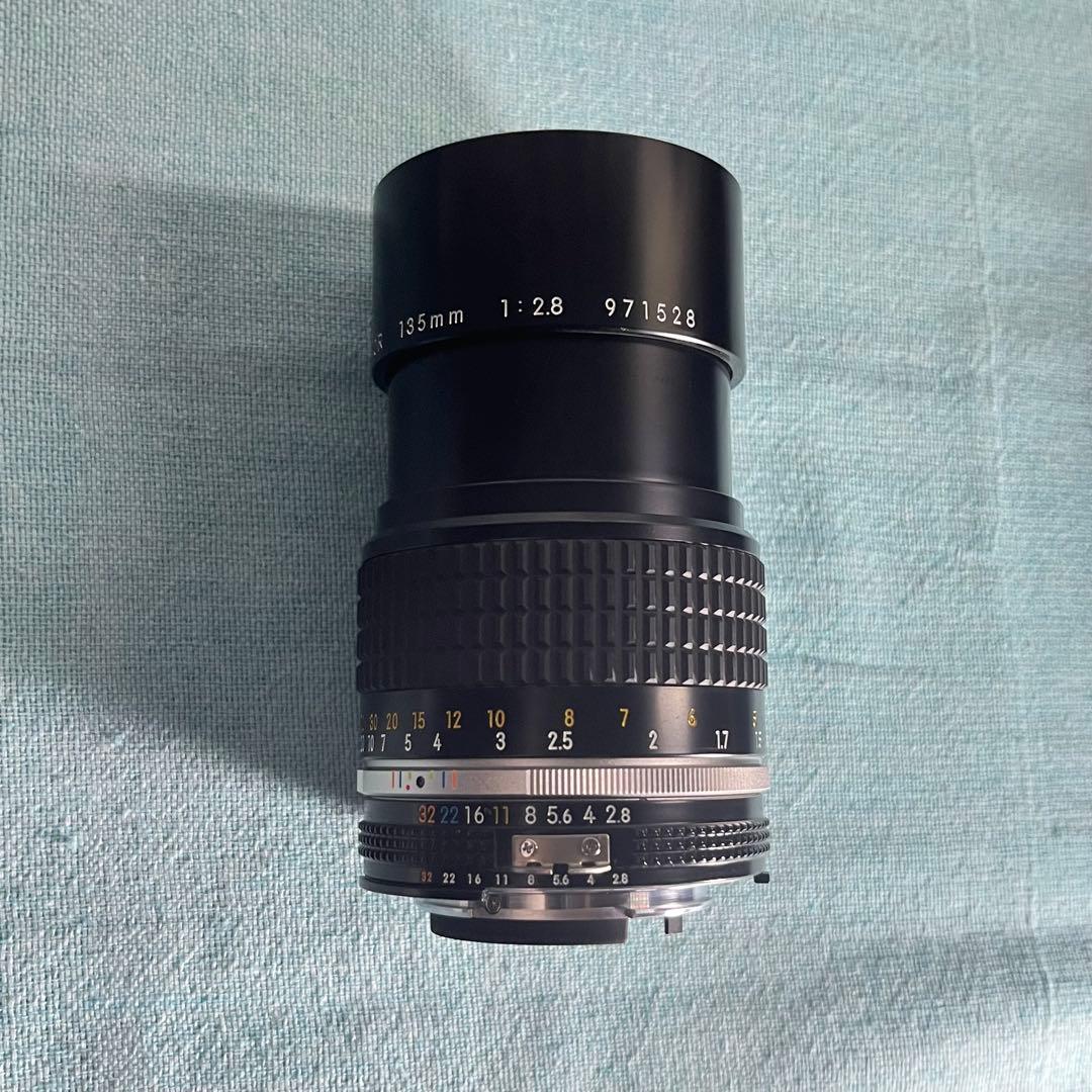 【美品】ニコン Ai Nikkor 135mm F2.8S 非売レンズスタンド付