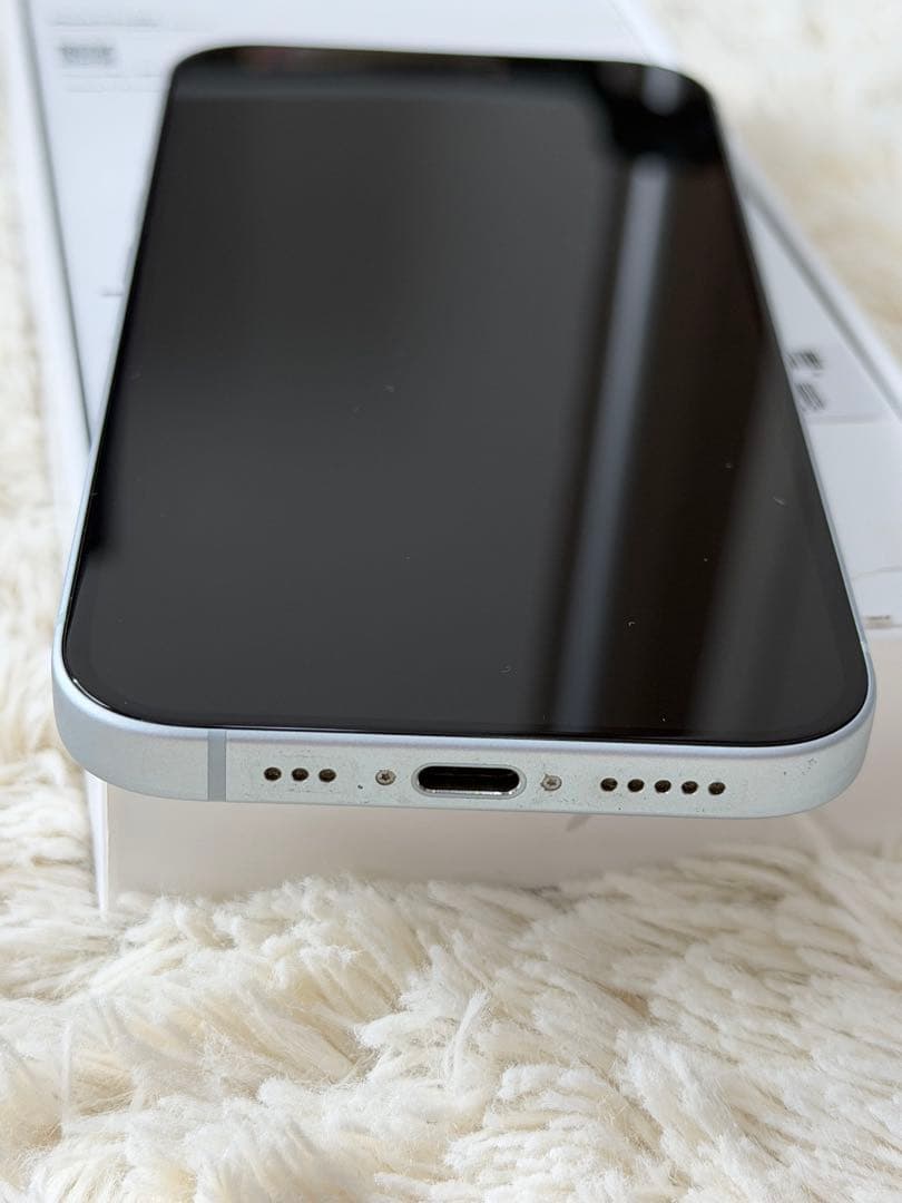 iPhone 15 ブルー 128GB 本体 SIMフリー バッテリー85%