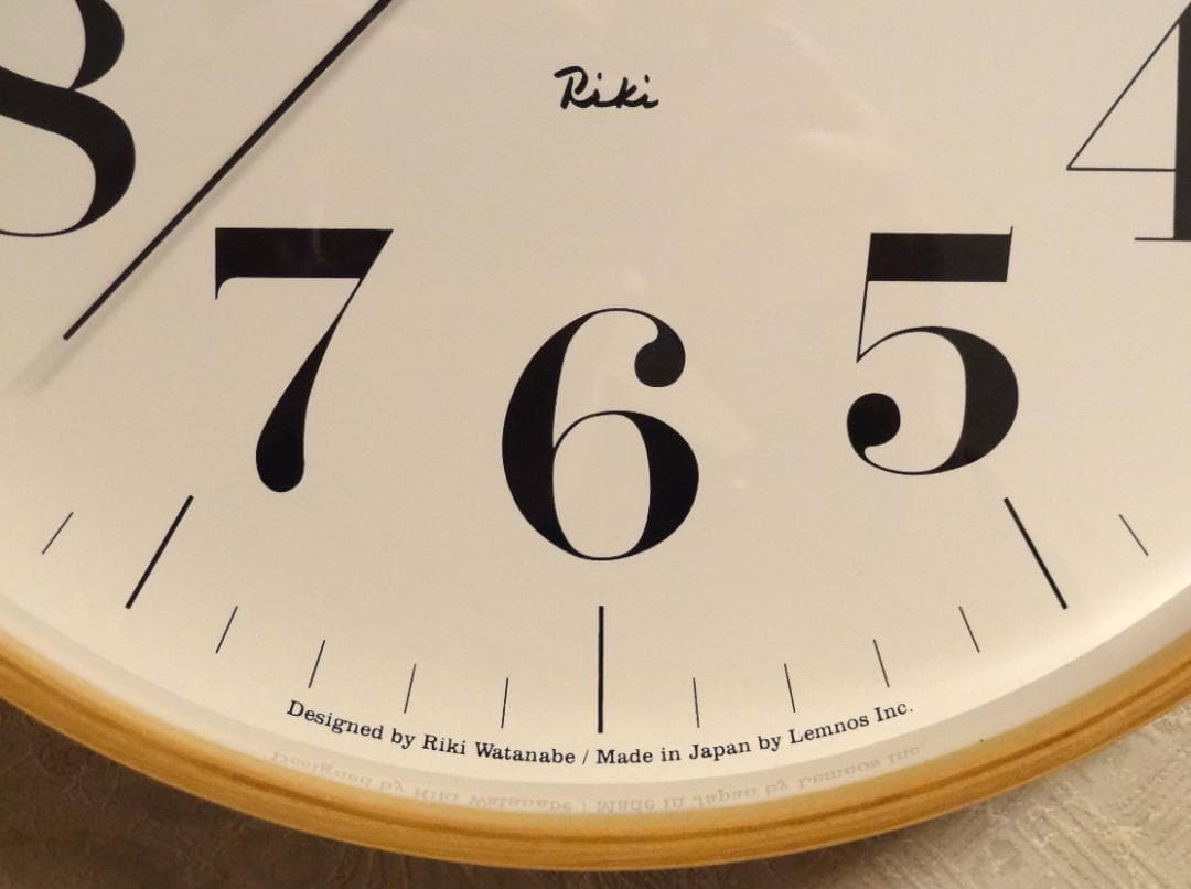 ★Wi-Fi掛け時計★リキクロック30.5cmをカスタム★RIKI CLOCK★