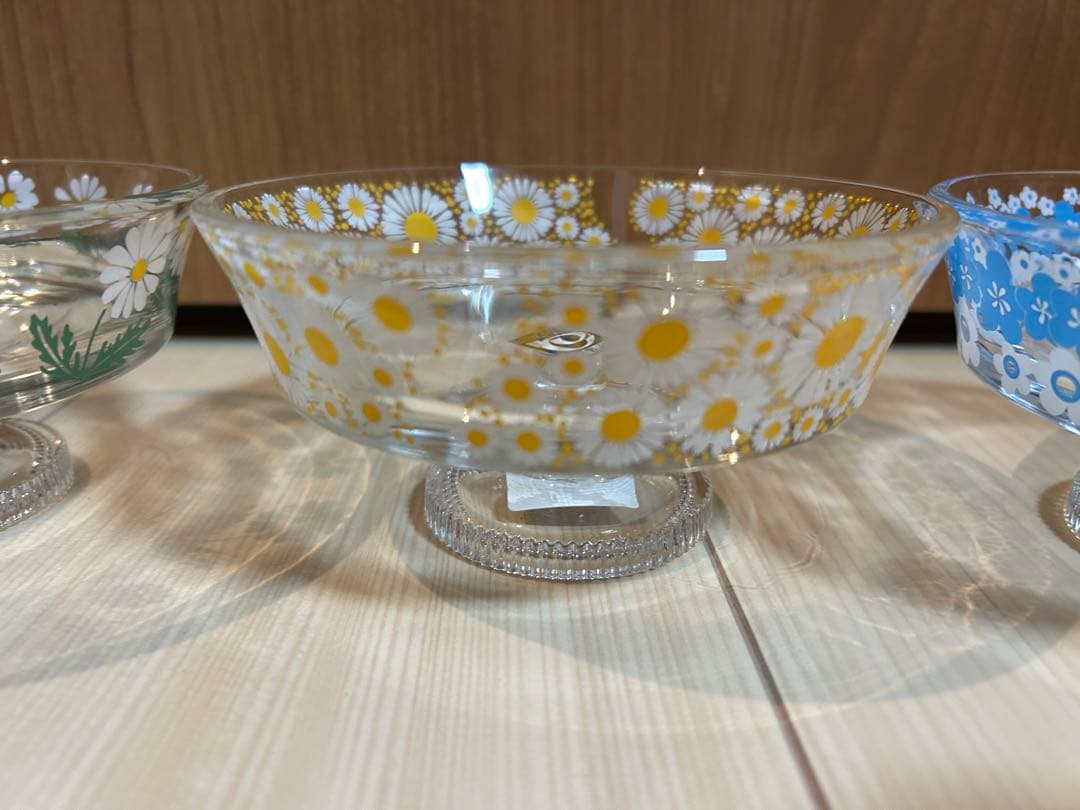 【新品】アデリアレトロ　脚付きデザート浅皿 5個セット