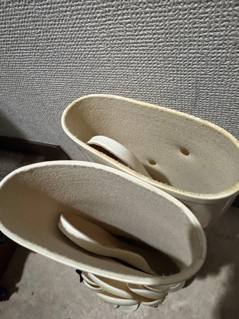 最終価格！CHANELホワイト カメリアレインブーツ 花モチーフ