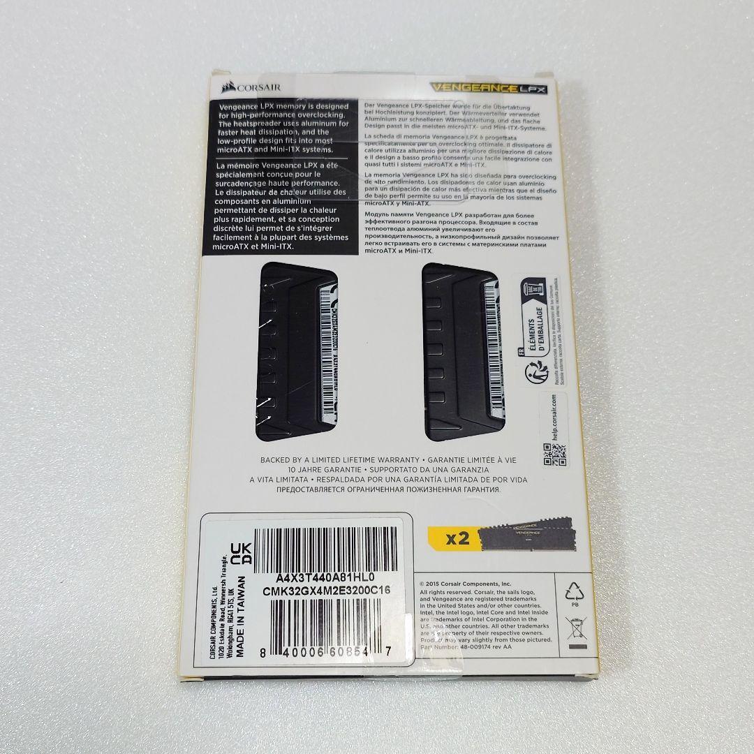 Corsair LPX DDR4 3200 16GB ×2 32GB 動作確認済