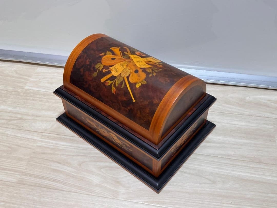 REUGE MUSIC オルゴール オルゴール ディスク9枚 ドーム型象嵌