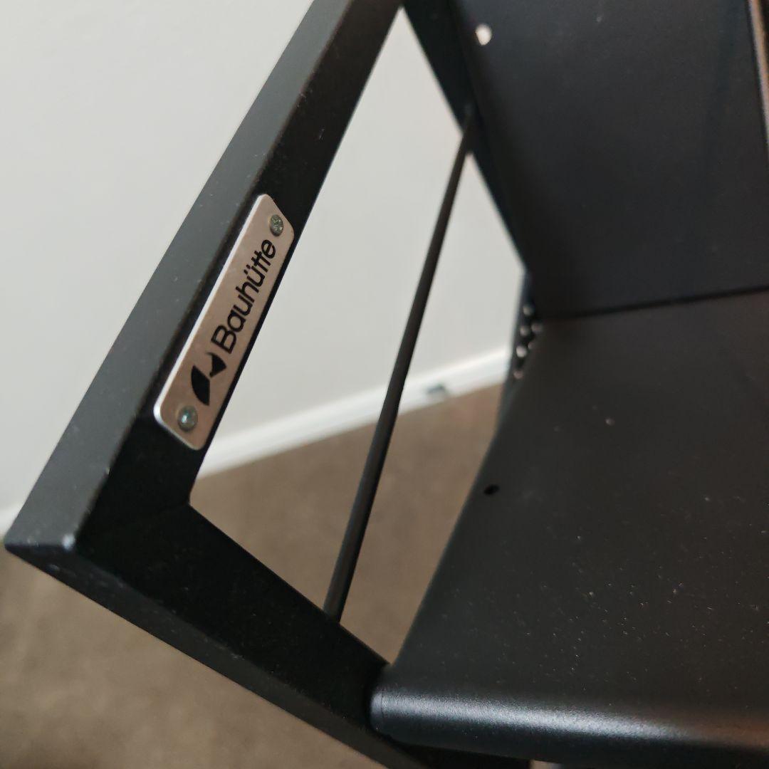 Bauhütte ブラックスチールラック キャスター付き