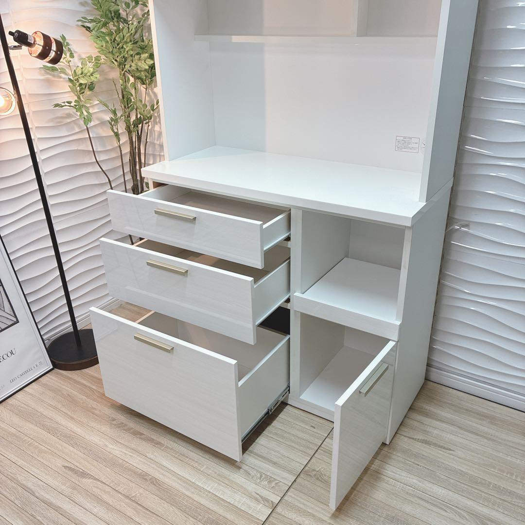 ◇大阪府全域 神戸市 配達料無料！◇ニトリ◇ソレル100◇キッチンボード◇食器棚