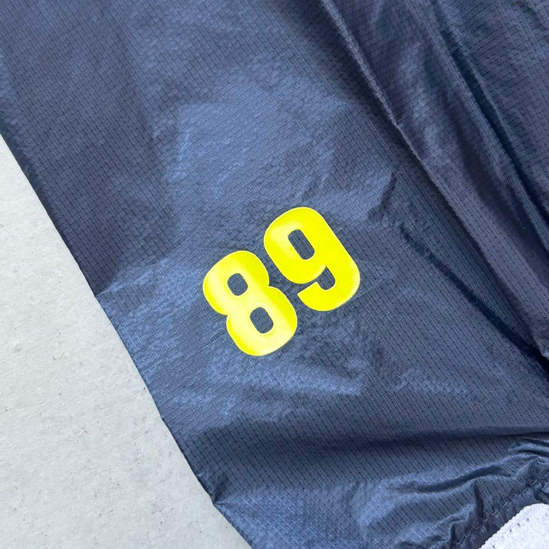 PEARLY GATES フード付きジップナイロンパーカー レインウェア ロゴ