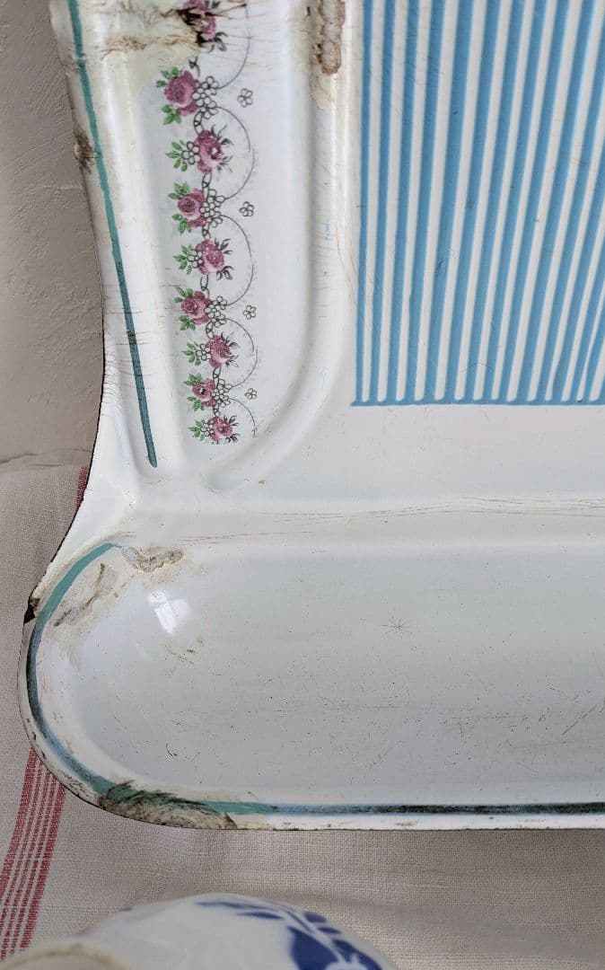 フランス BB社 ローズガーランド レードルラック レードル付き 水色