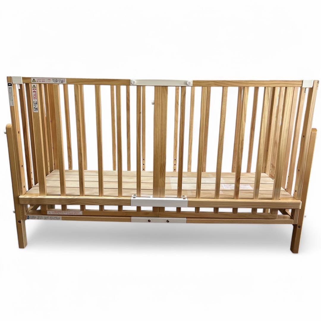 ✨良品✨大和屋 ベビーベッド そいねーるⅢ ナチュラル