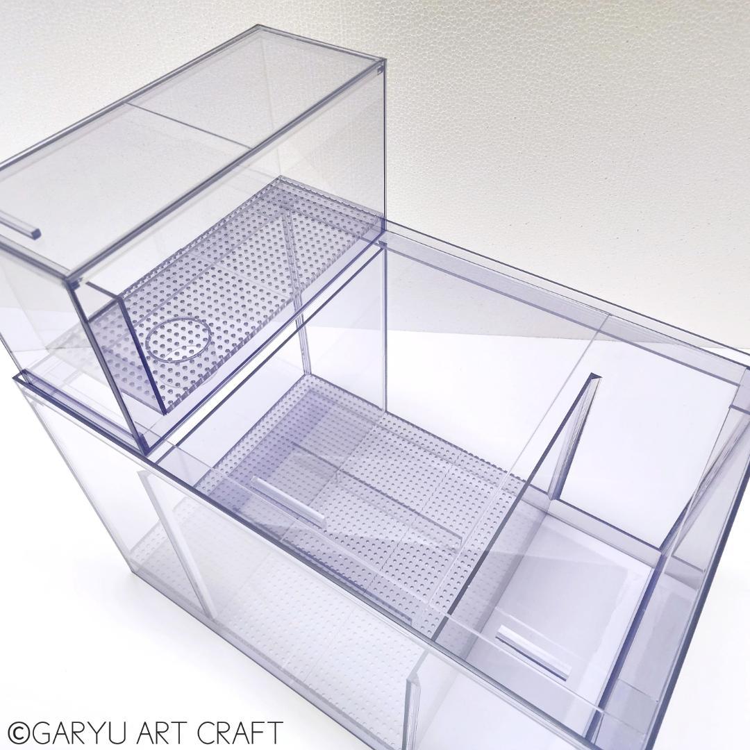 国産3層式濾過槽□450×300×300□R-Design□オーバーフロー水槽用