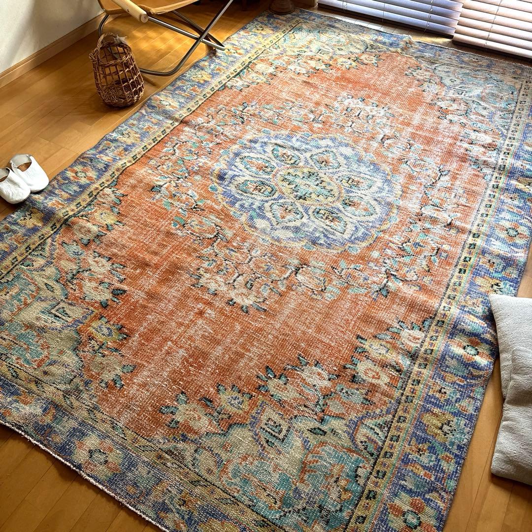 ippanjinページ大判173×259メダリオン　トルコヴィンテージラグ