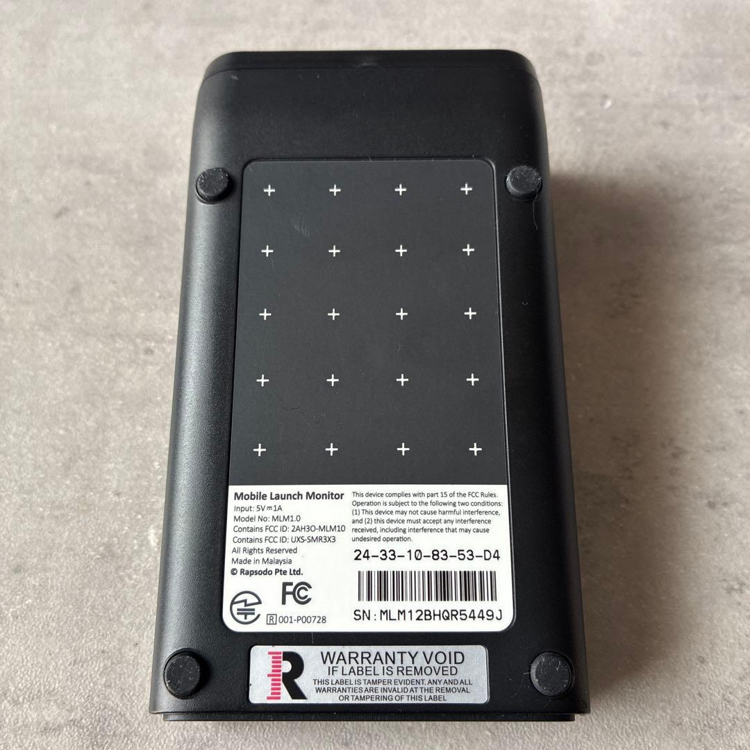 お*ー様 Rapsodo ゴルフ 距離計 弾道測定器　ラプソード