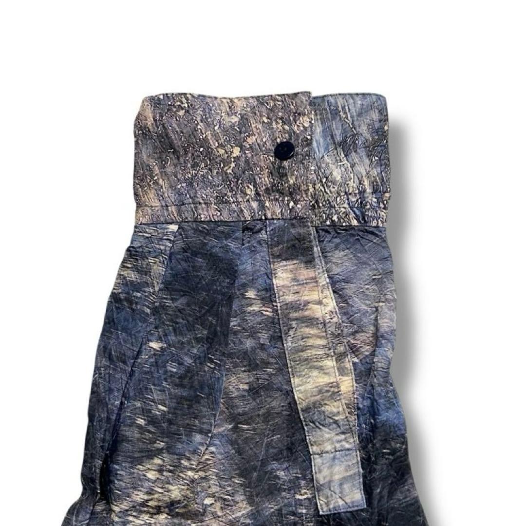 【美品】SAYAKA DAVIS シャツ ブラウス クラッシュ 柄 総柄 人気