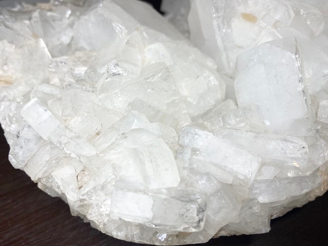 魚眼石　アポフィライト　クラスター特大　約4kg 結晶　水晶　値下げ交渉承ります