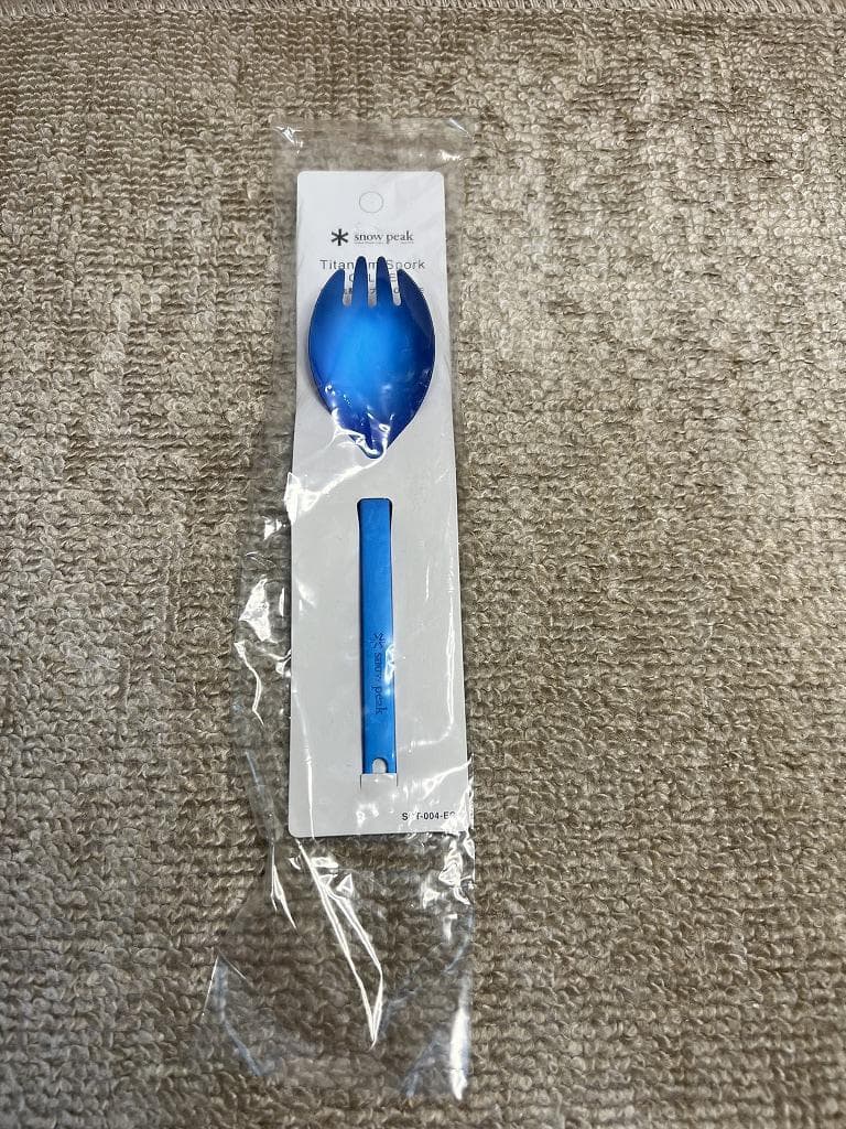 スノーピーク　オンライン限定　シェラカップとチタン先割れスプーン