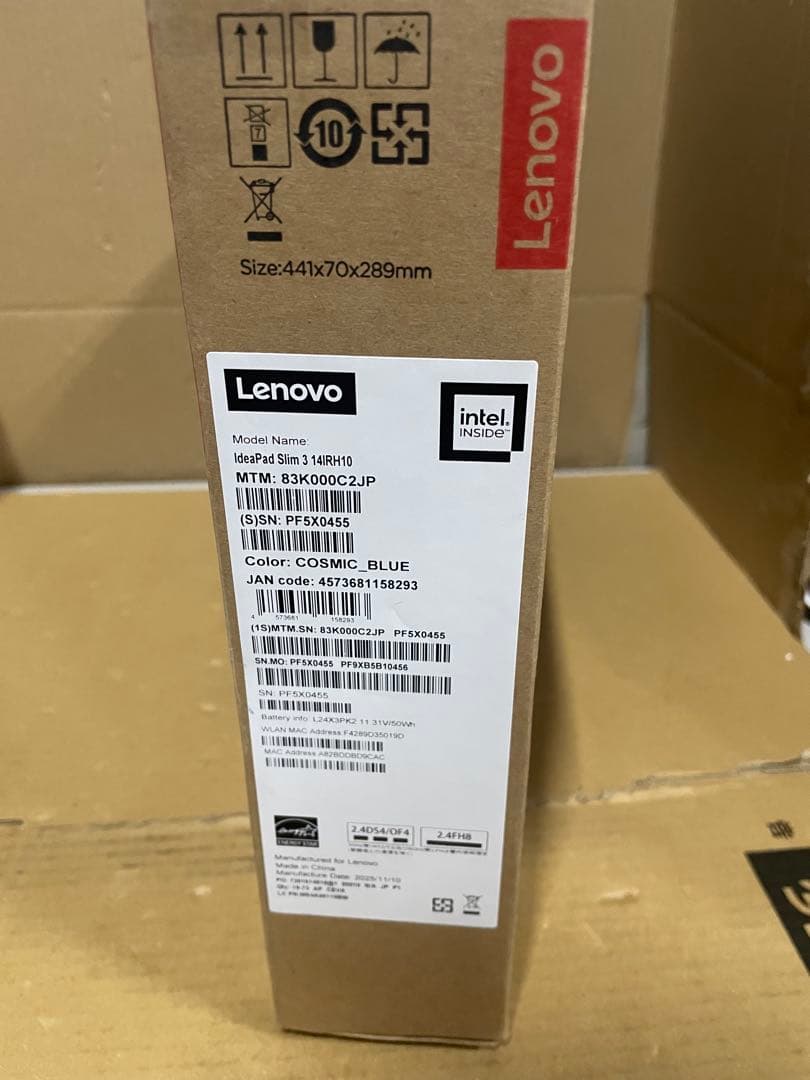 Lenovo ノートパソコン パソコン IdeaPad Slim 3 14インチ