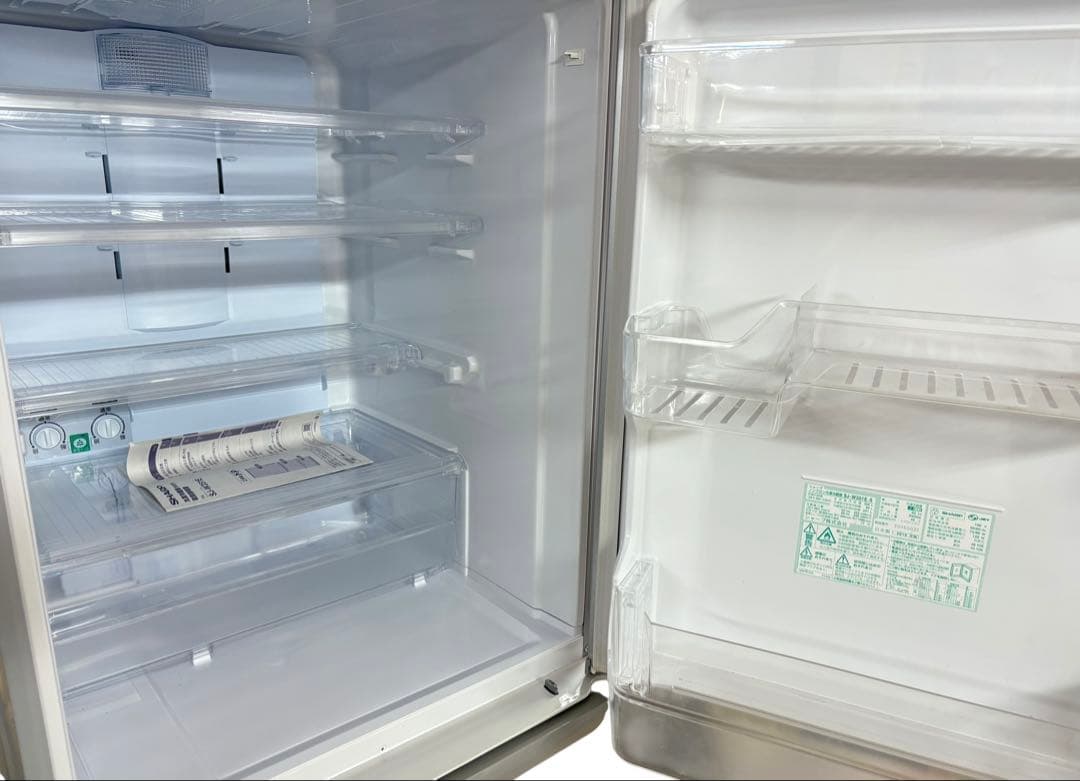 SHARP シャープ 3ドア冷蔵庫 SJ-W351E-S 350L 2019年製