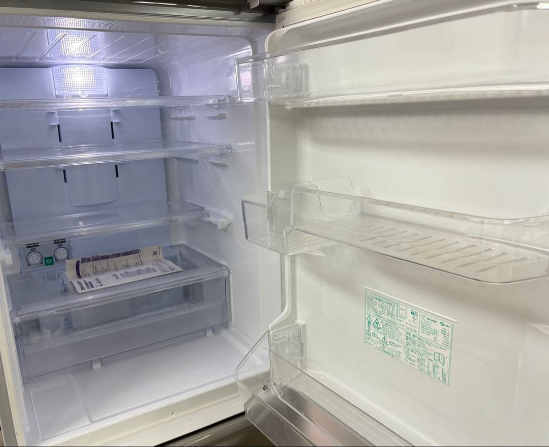 SHARP シャープ 3ドア冷蔵庫 SJ-W351E-S 350L 2019年製