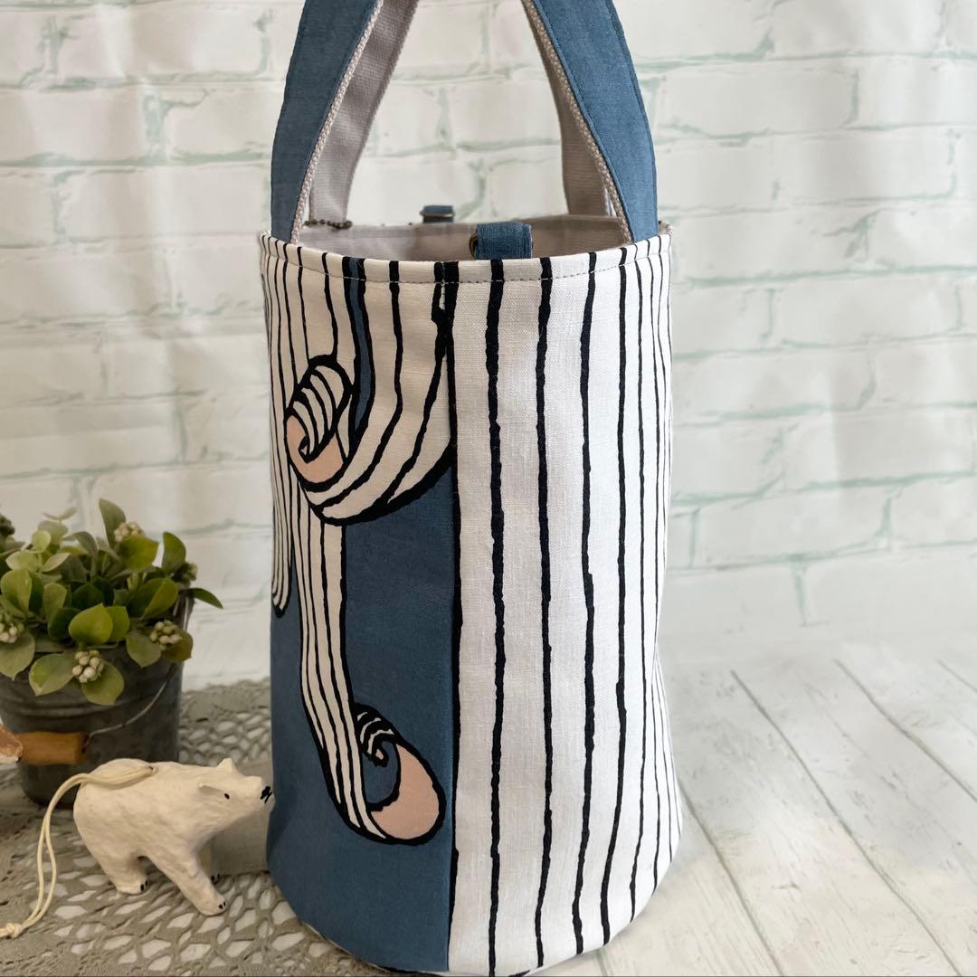 ハンドメイド　バケツトートバッグ　ミナペルホネン　swing　379