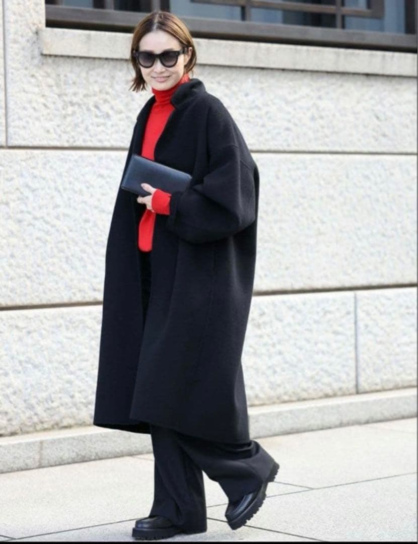 Deuxieme Classe ウールアンゴラリバーコート