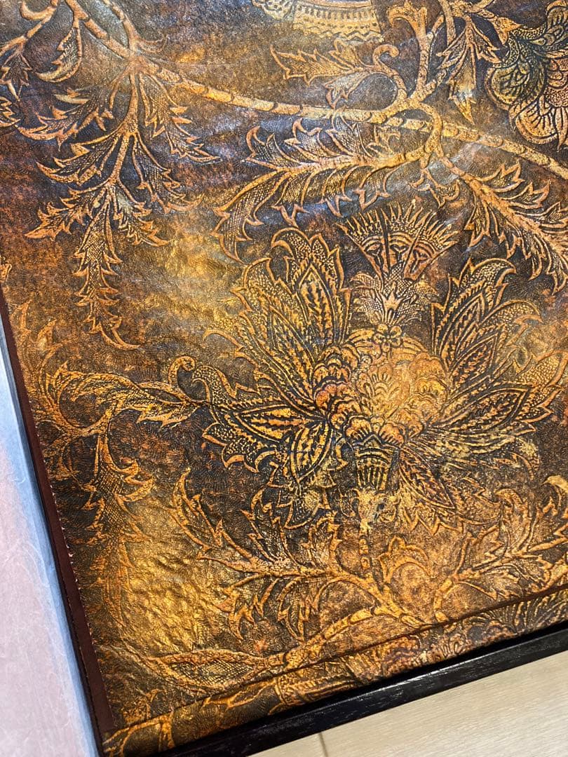 帯30＊袋帯＊漆織＊超豪華更紗文様＊漆工芸作家＊金森一博＊逸品