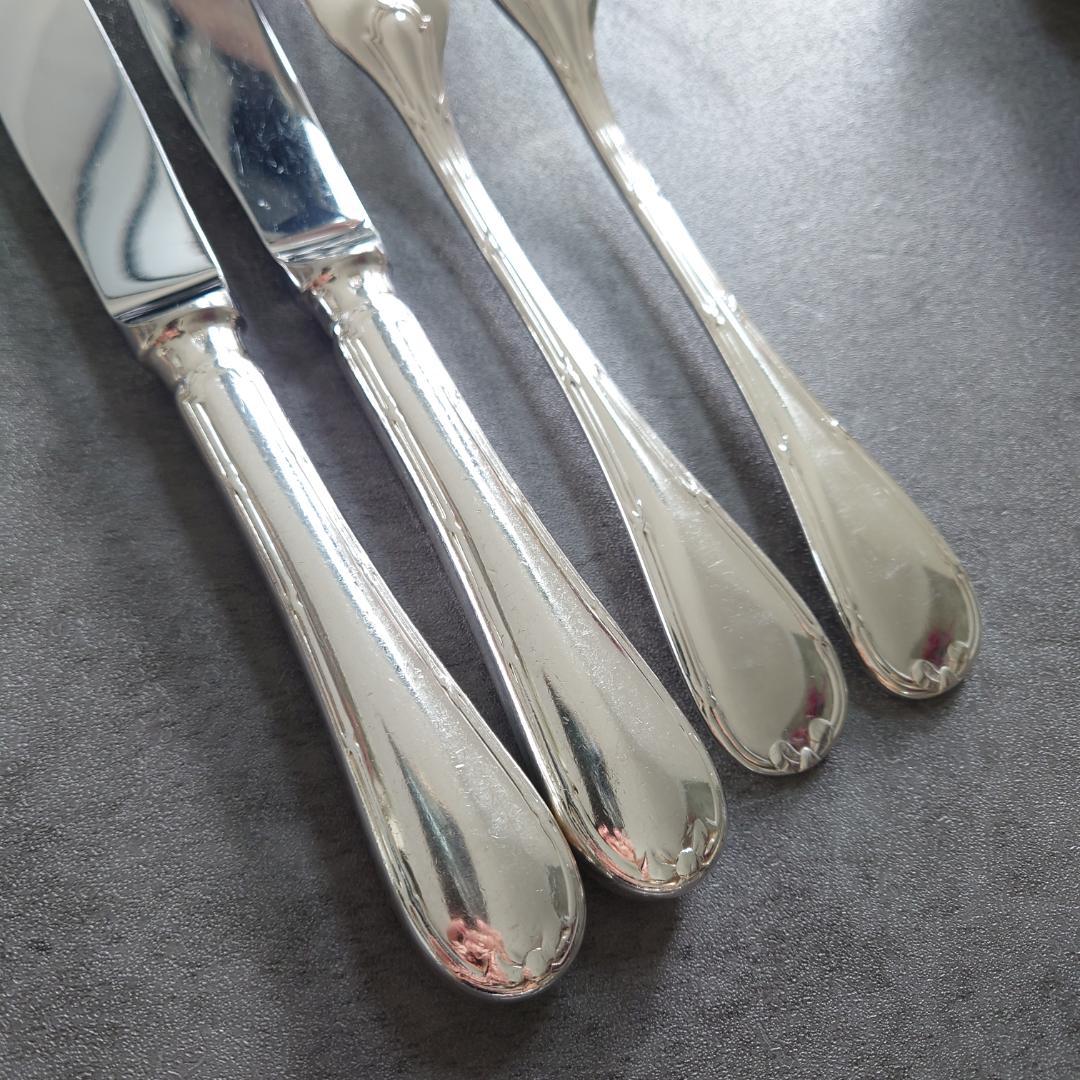 希少 クリストフル リュバン テーブルサイズ 4点