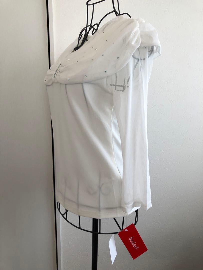 新品❣️未使用❣️タグ付き❣️ ✨社交ダンス　カットソー　ホワイト✨