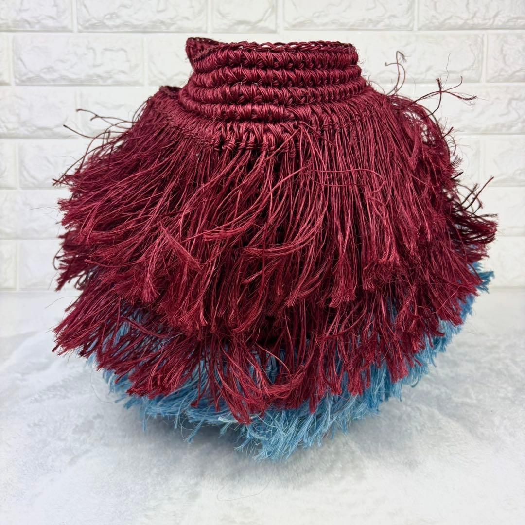 【美品】MARNI トートバッグ カゴバッグ フリンジ バイカラー 22SS