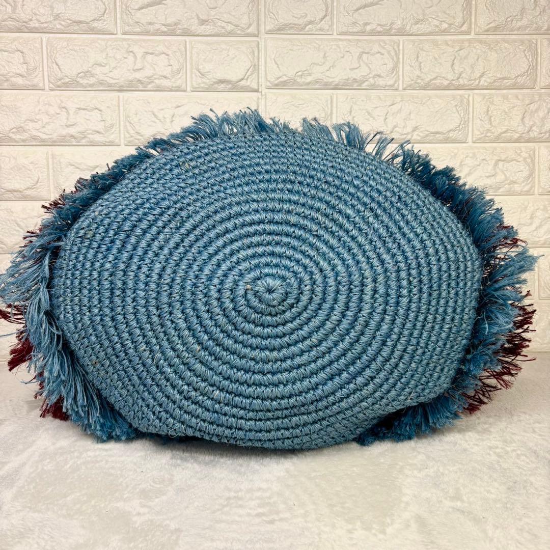 【美品】MARNI トートバッグ カゴバッグ フリンジ バイカラー 22SS